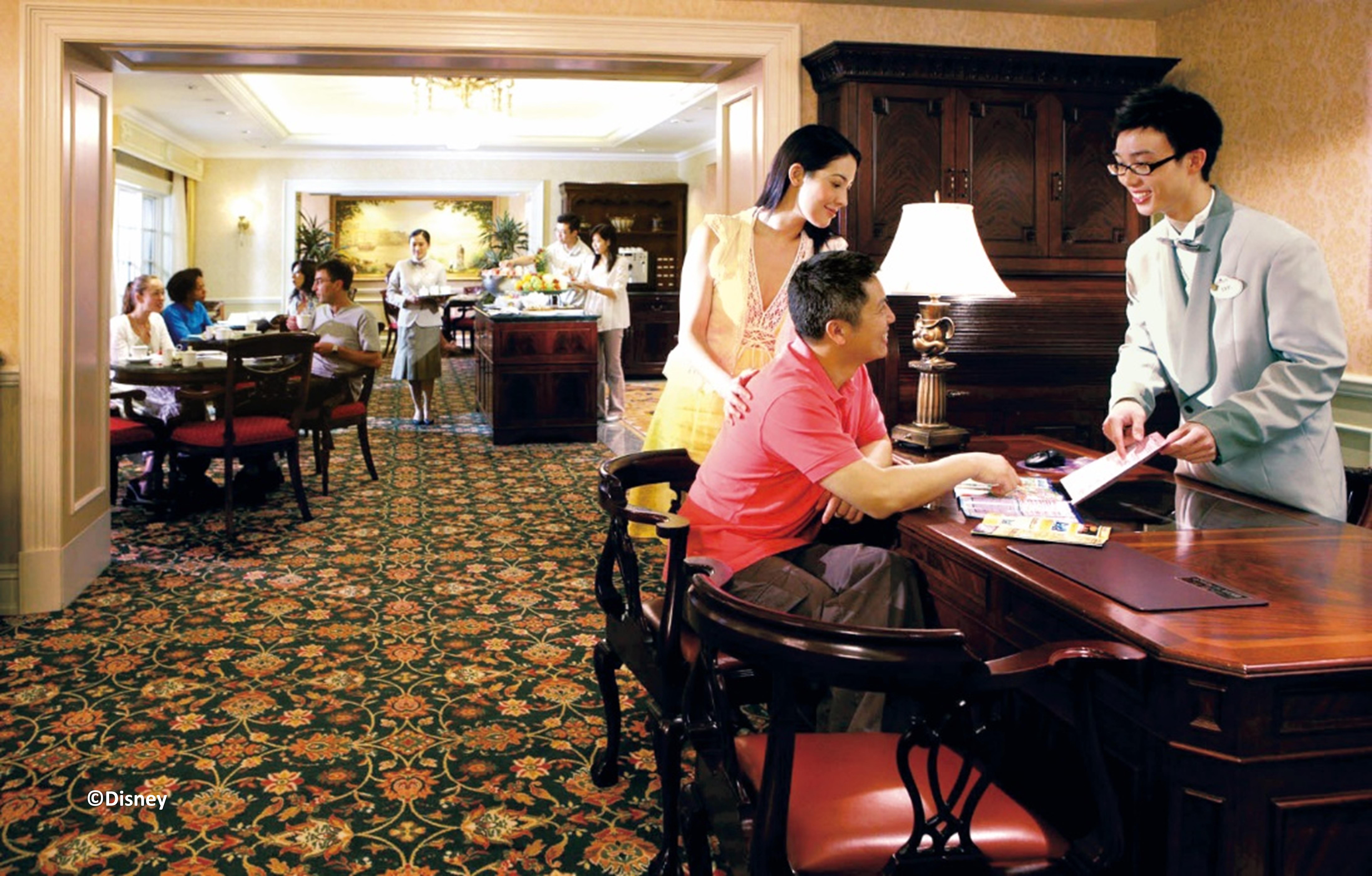 Hong Kong Disneyland Hotel Tsuen Wan  Exterior photo The lobby of the hotel